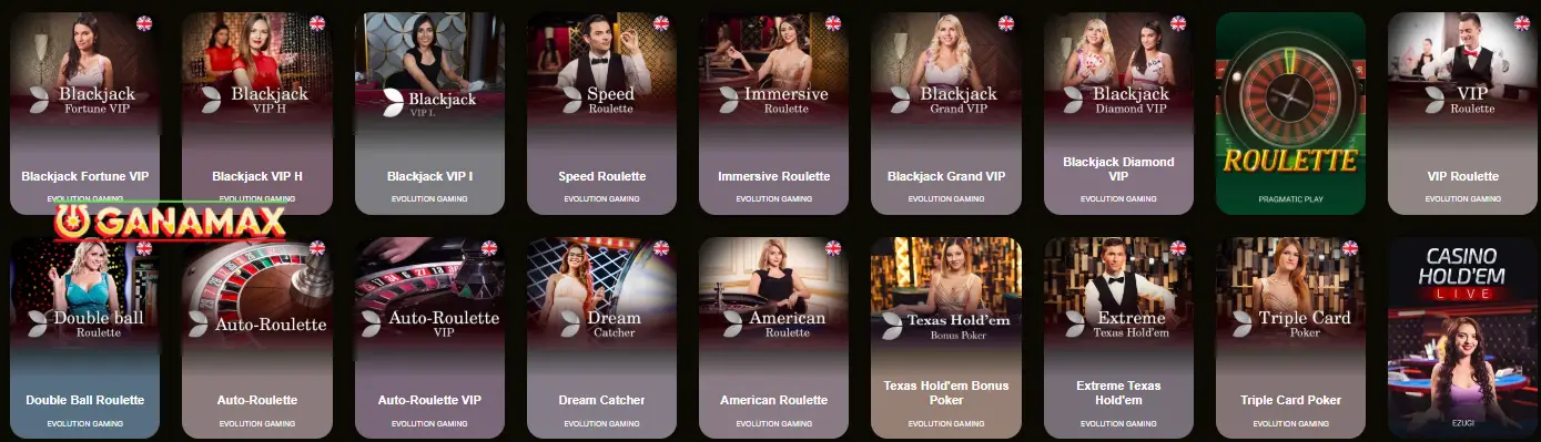 GanaMax poker games experience